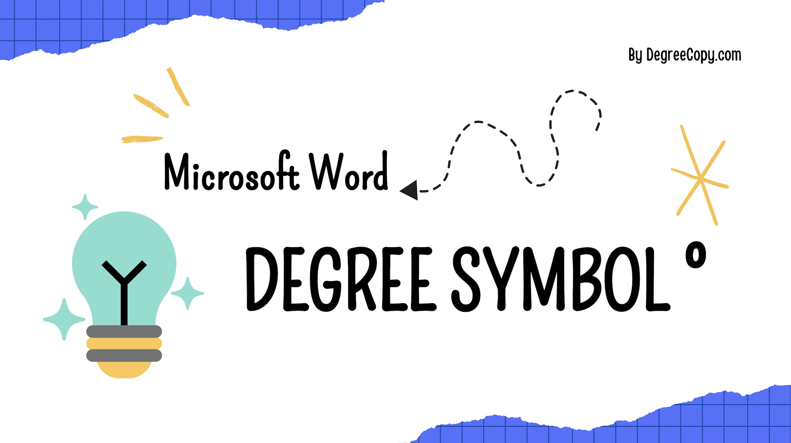 degree symbol in word